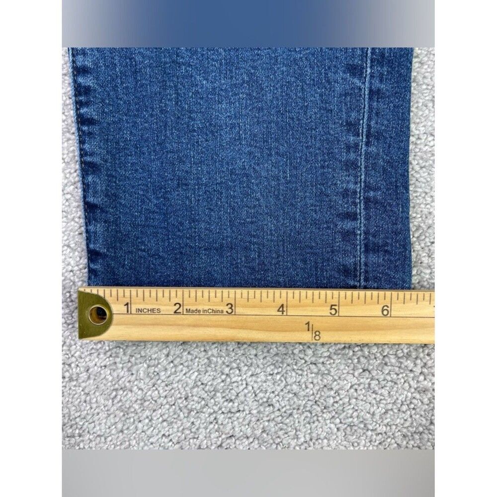 American Eagle AirFlex Jeans Men’s 32X28 Blue Slim Straight Mid-Rise Dark Wash - Picture 12 of 13